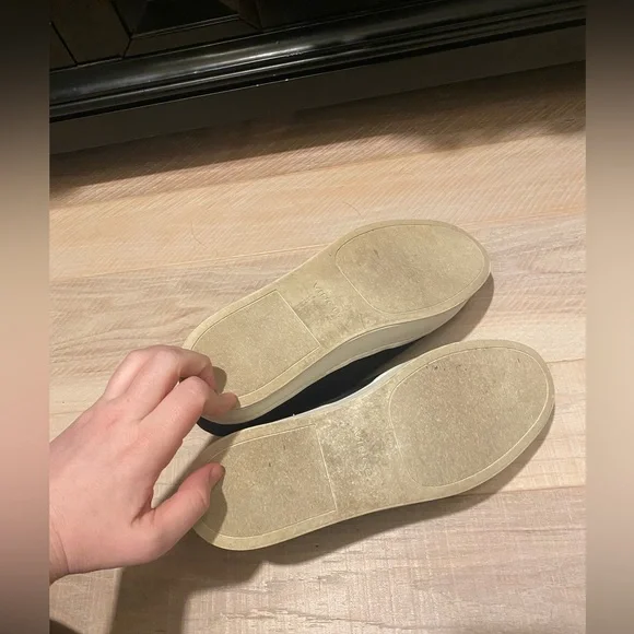 Vince Warren Black Slip-On Platform Sneakers - Picture 16 of 16